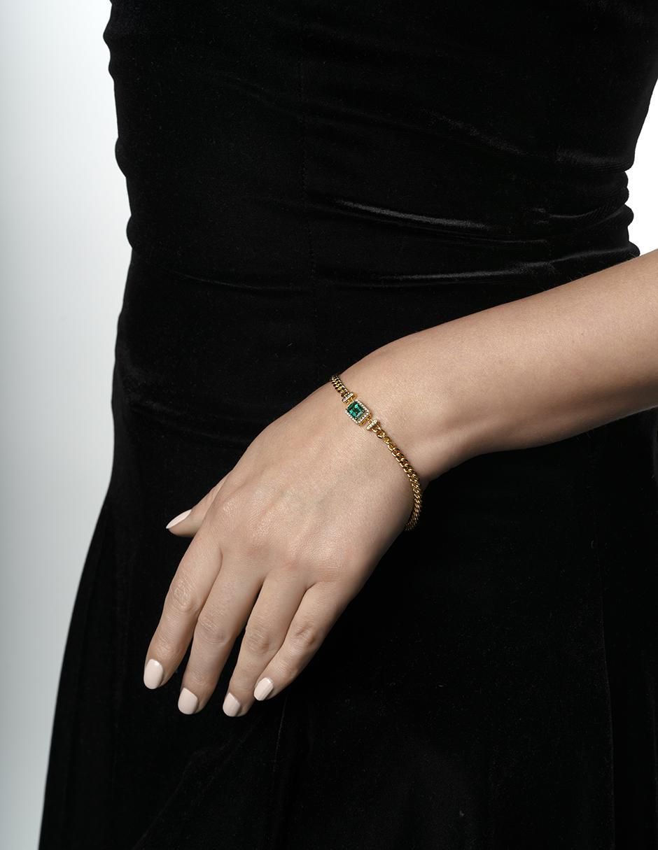 Brazalete de plata P 925 con acabado 4