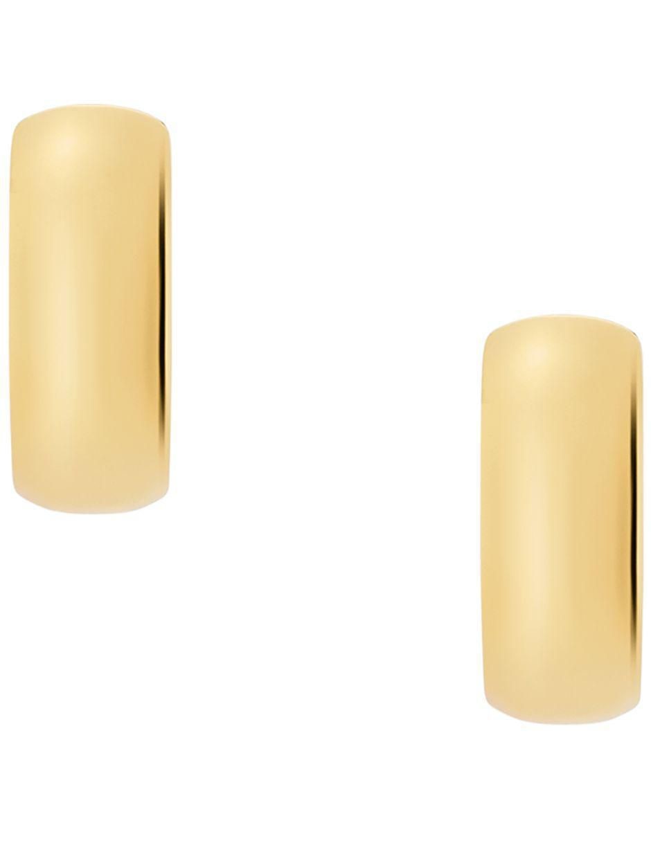 Aretes huggies Ellis con acabado pulido 6