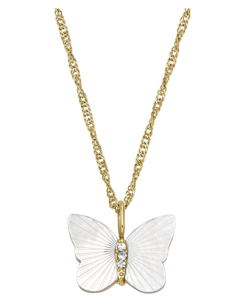 Collar con dije de mariposa Sutton