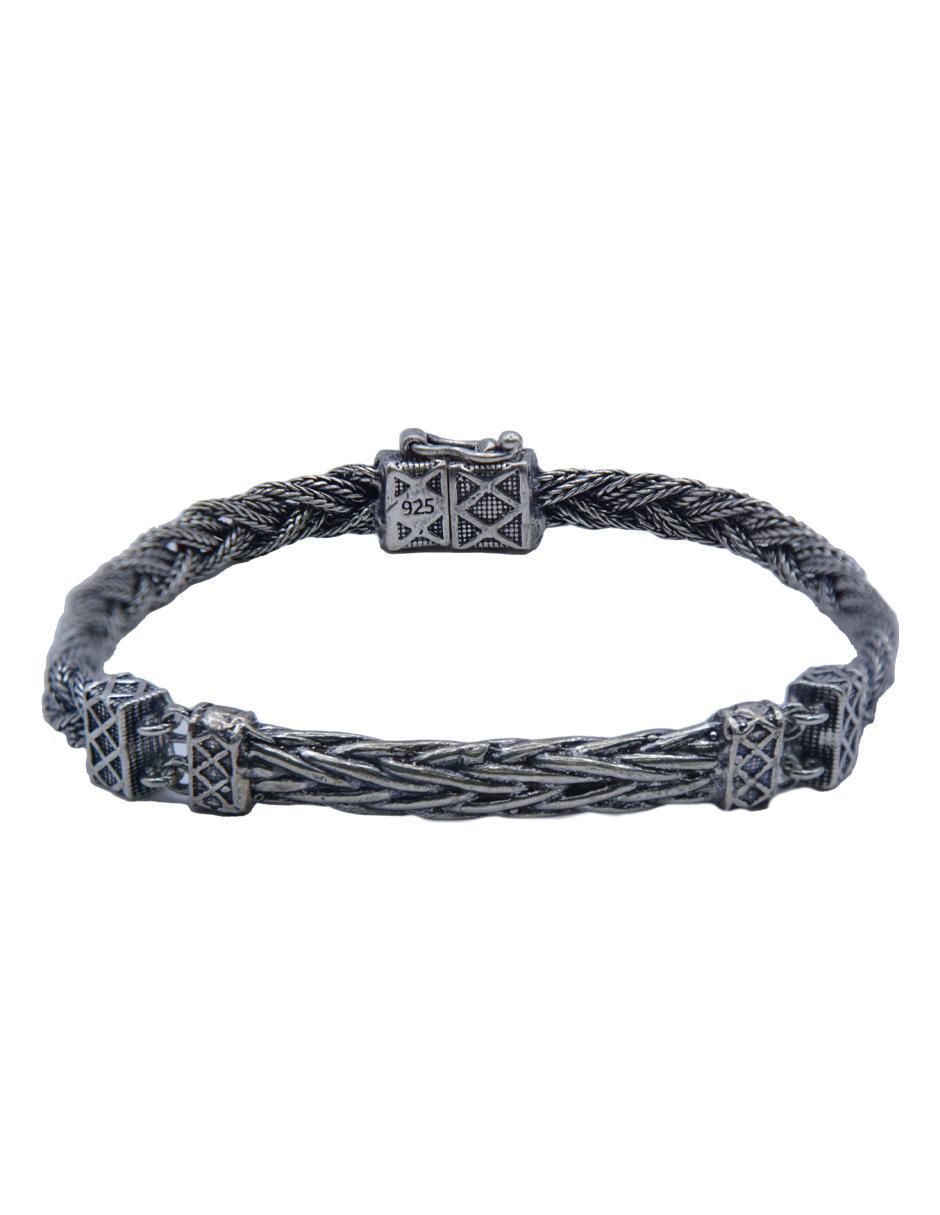 Pulsera de plata p 925 con acabado pulido Pulsera de plata p 925 con acabado pulido