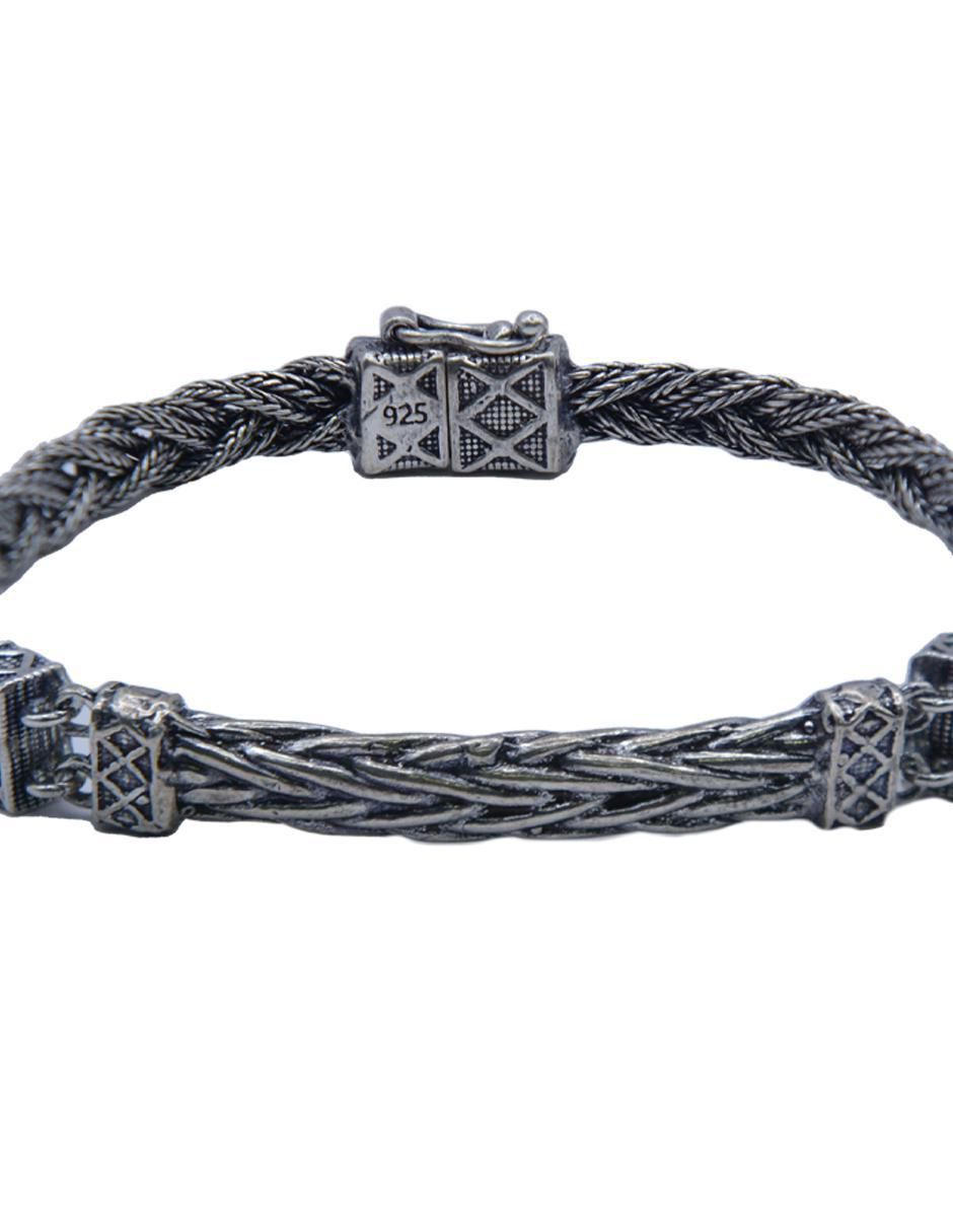 Pulsera de plata p 925 con acabado pulido 2