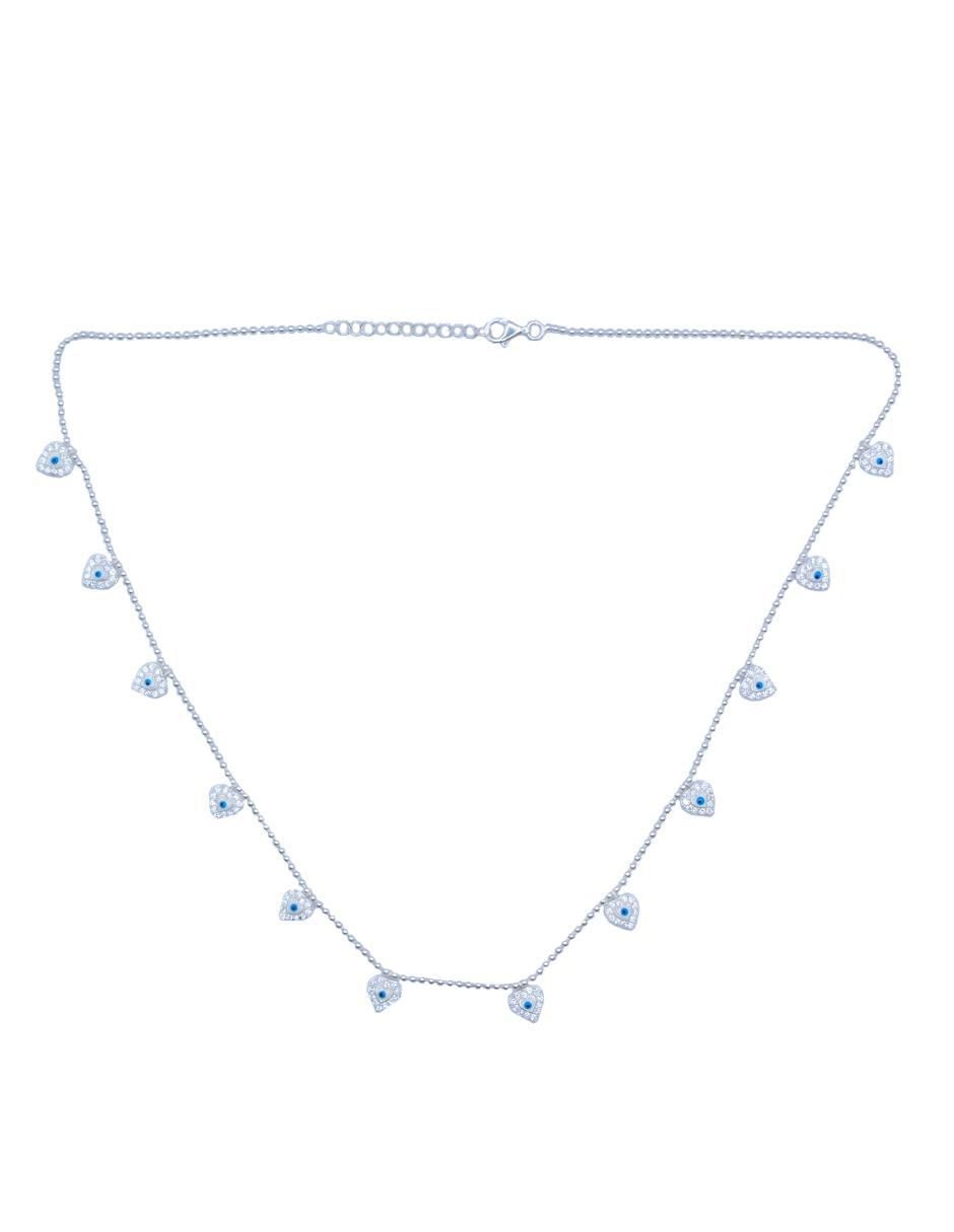 Gargantilla de corazón de plata P 925