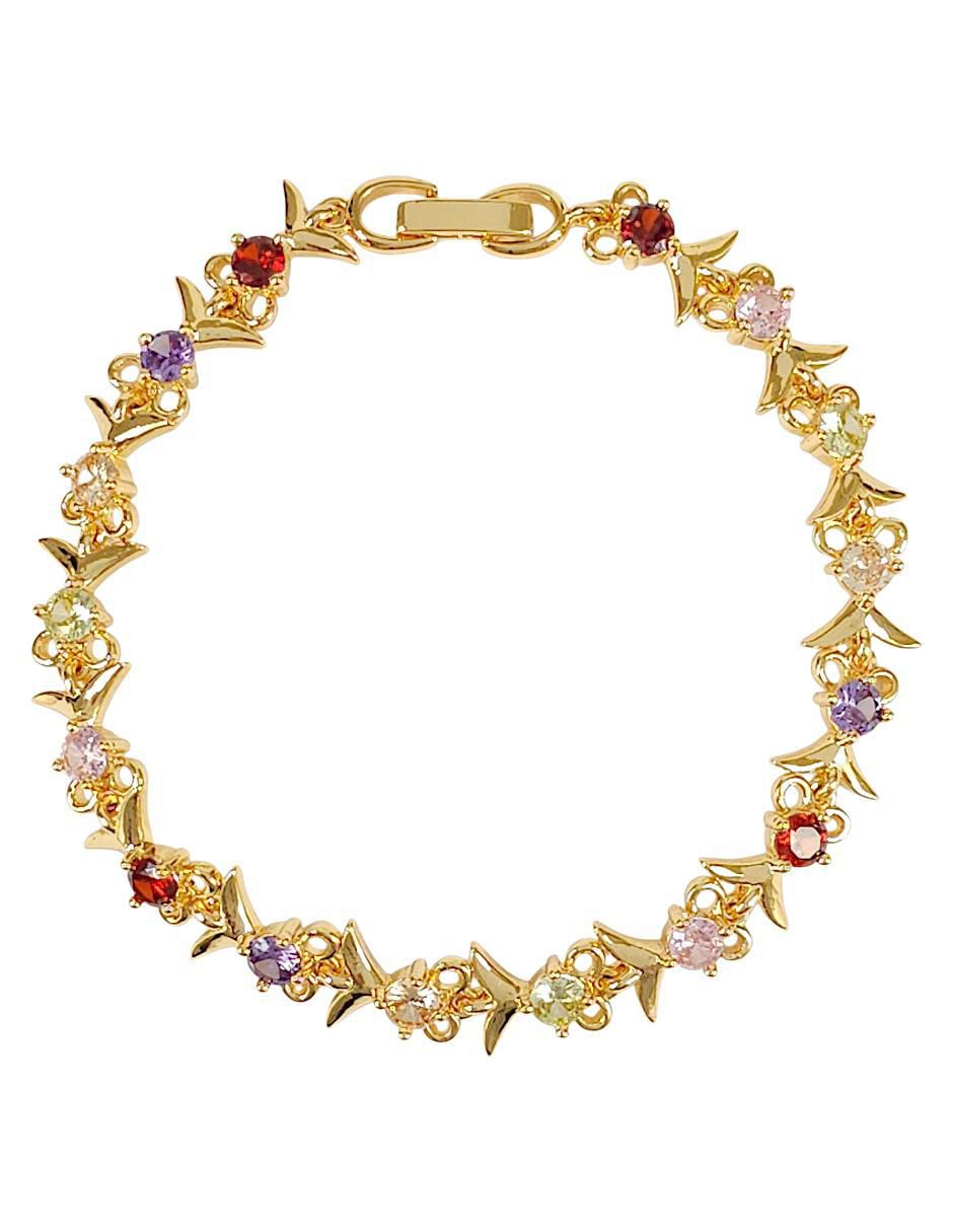 Pulsera con acabado baño de oro 18k 1