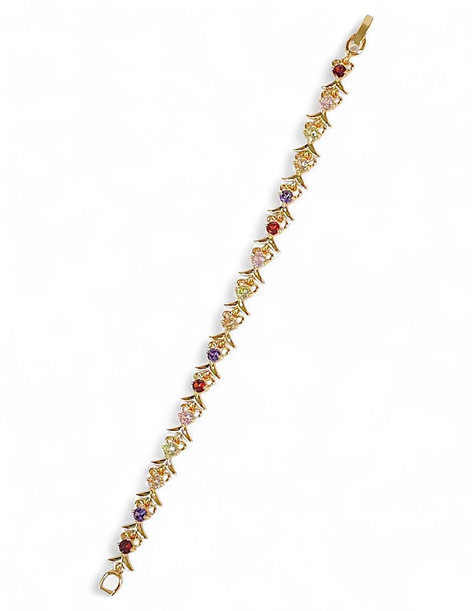 Pulsera con acabado baño de oro 18k 2
