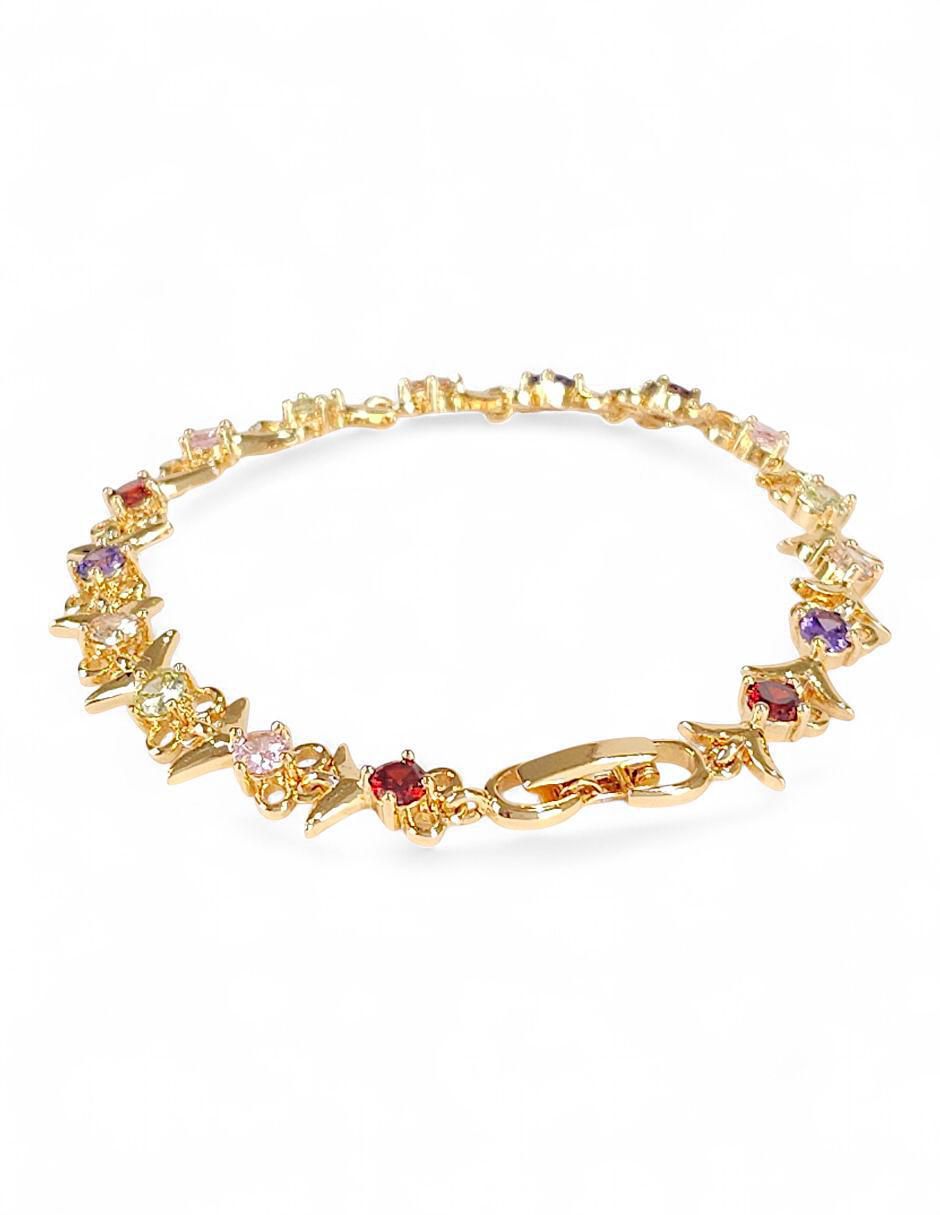 Pulsera con acabado baño de oro 18k 5