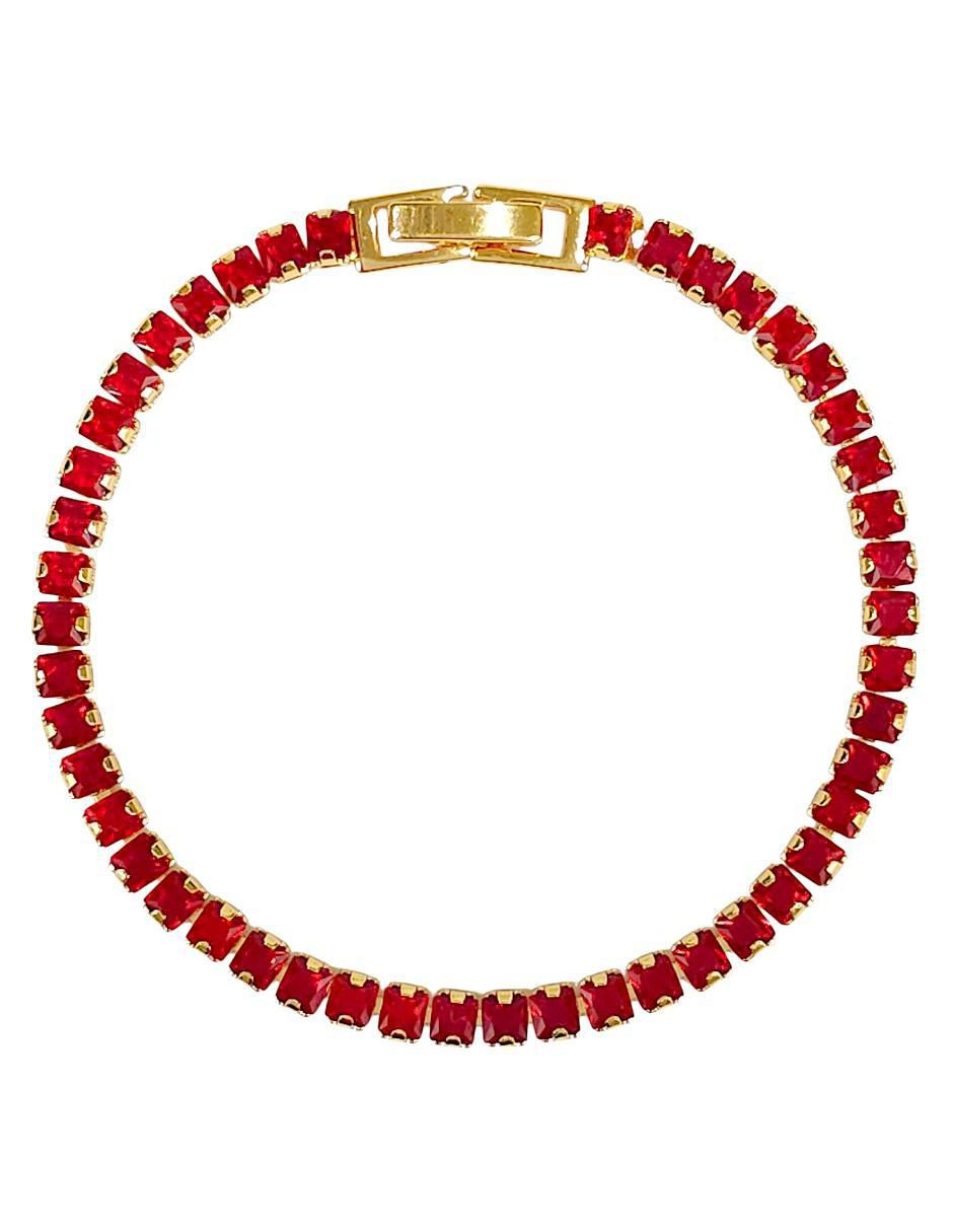 Pulsera con acabado baño de oro 18k