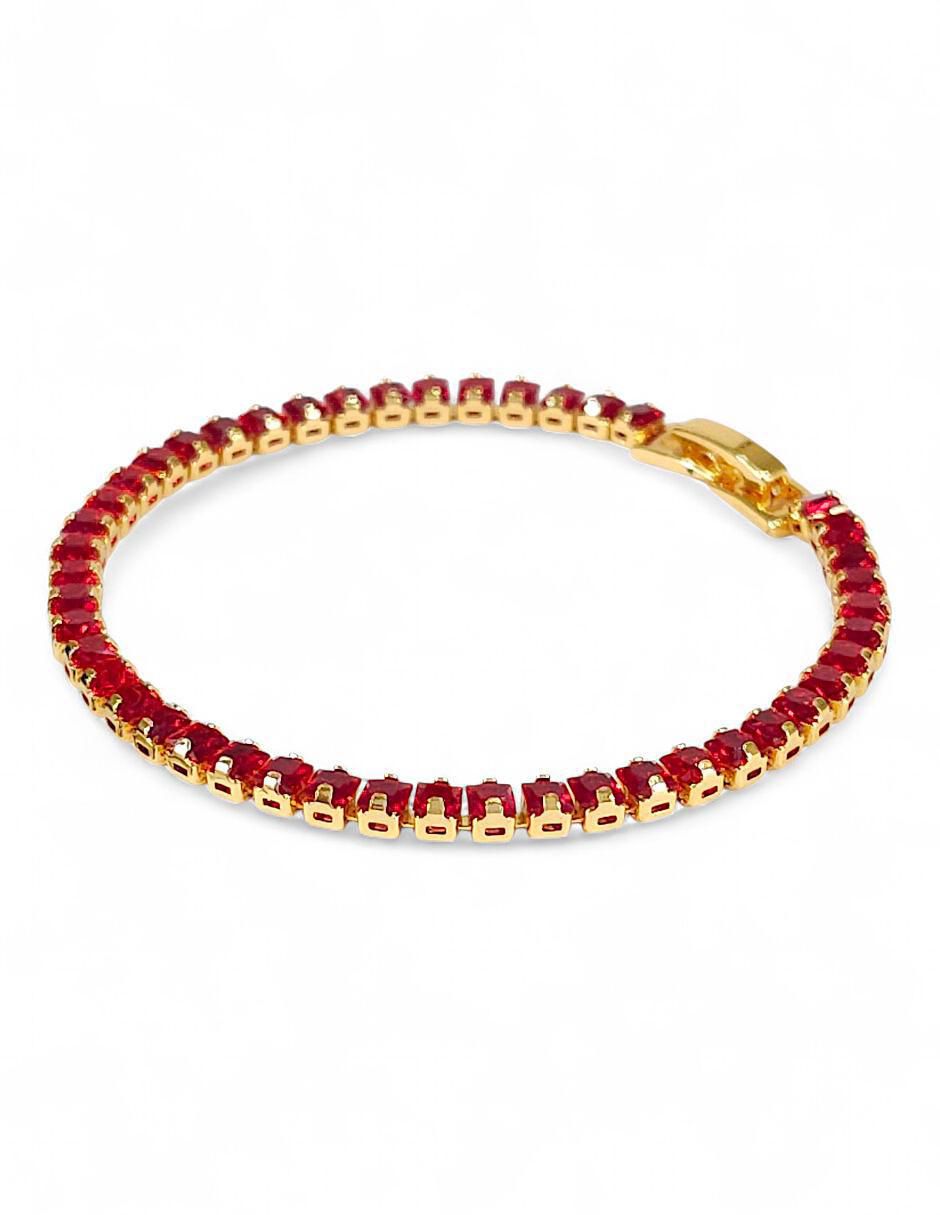 Pulsera con acabado baño de oro 18k 4