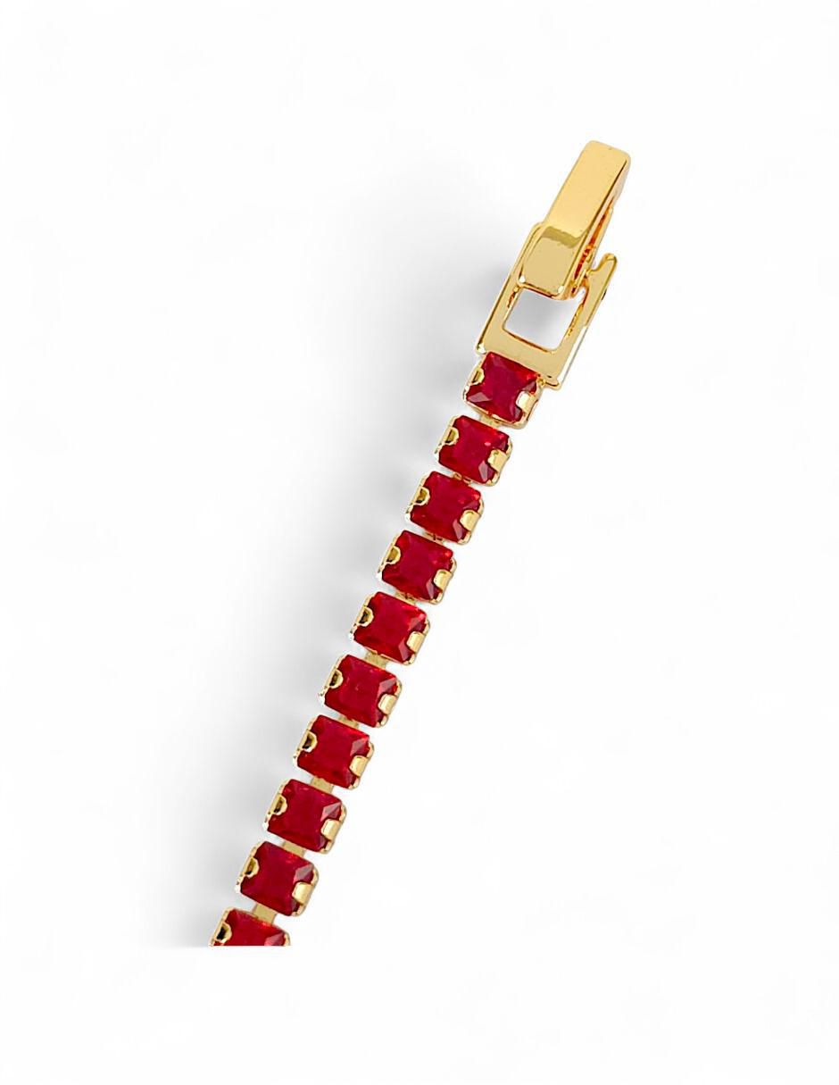 Pulsera con acabado baño de oro 18k 7