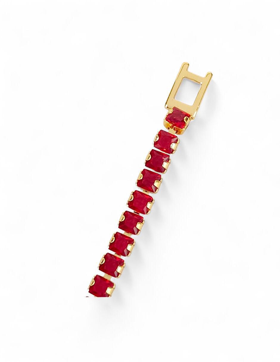 Pulsera con acabado baño de oro 18k 8