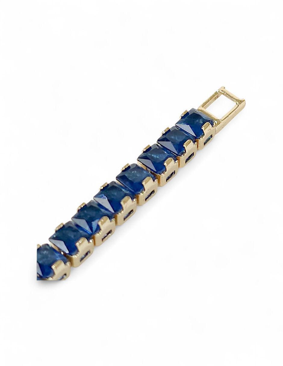 Pulsera con acabado baño de oro de 18k 8