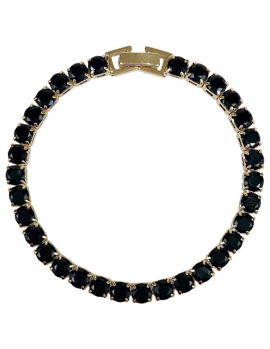 Pulsera con acabado baño de oro 18k Pulsera con acabado baño de oro 18k