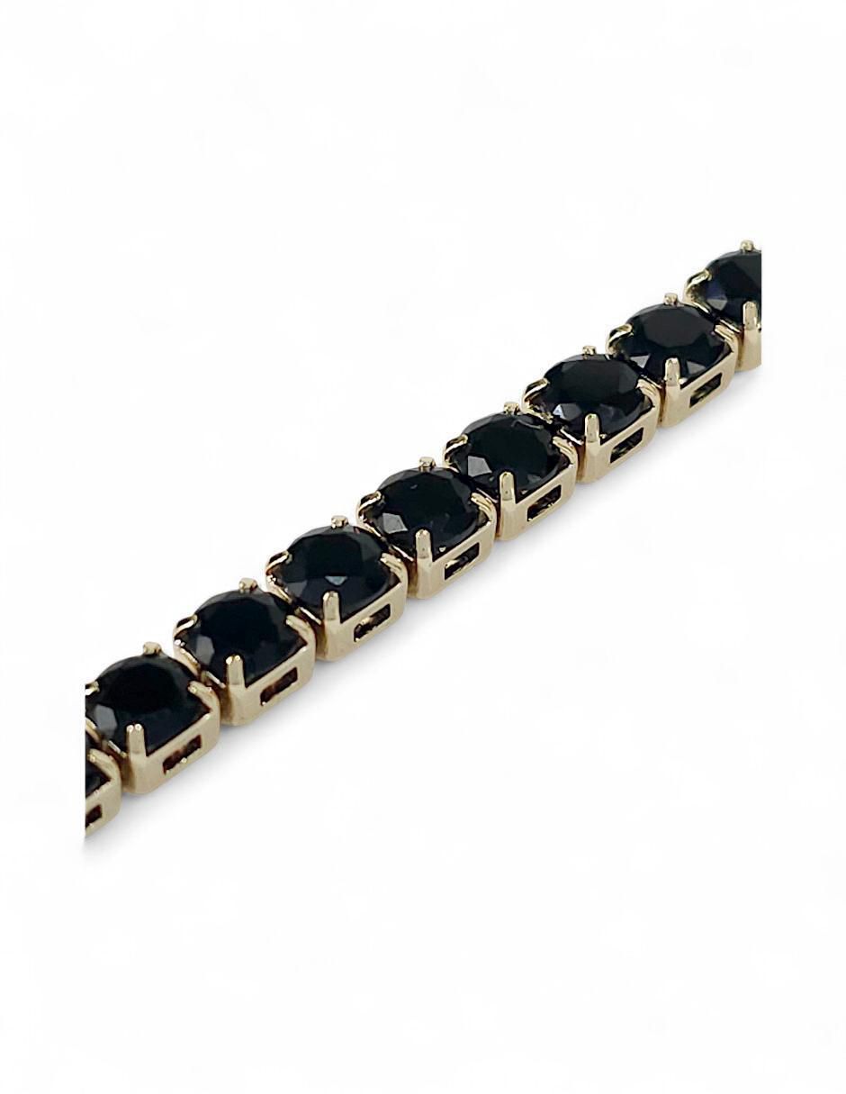 Pulsera con acabado baño de oro 18k 6