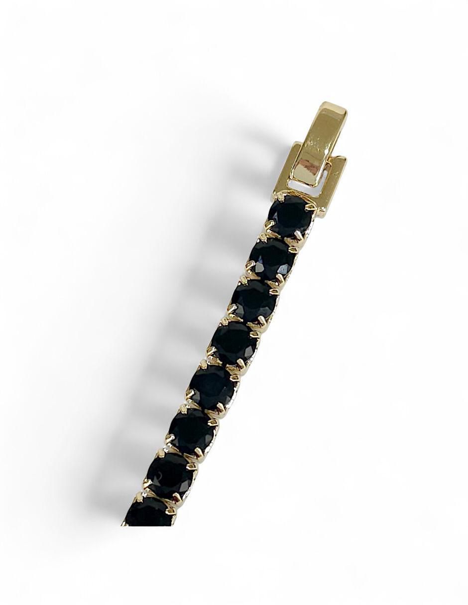 Pulsera con acabado baño de oro 18k 7