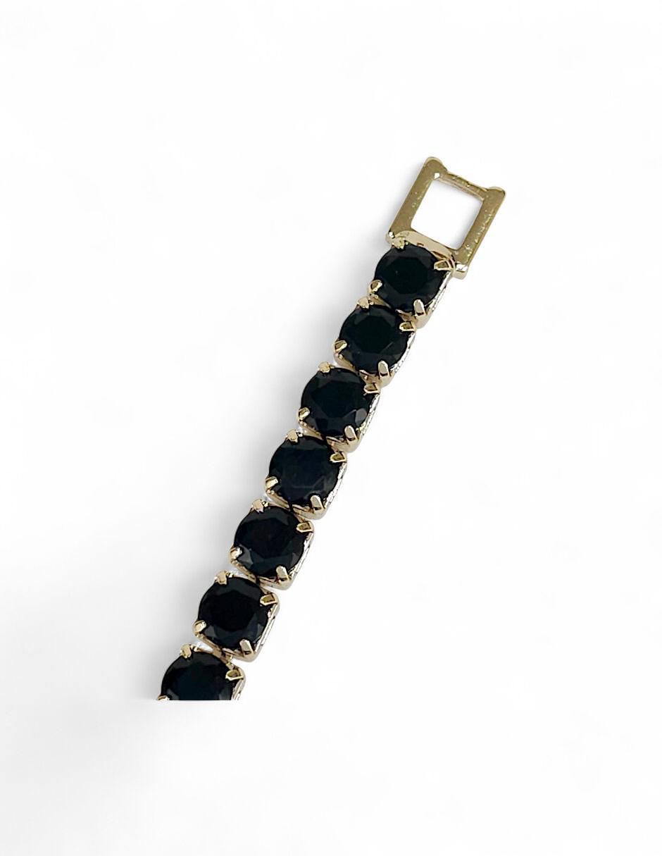 Pulsera con acabado baño de oro 18k 8
