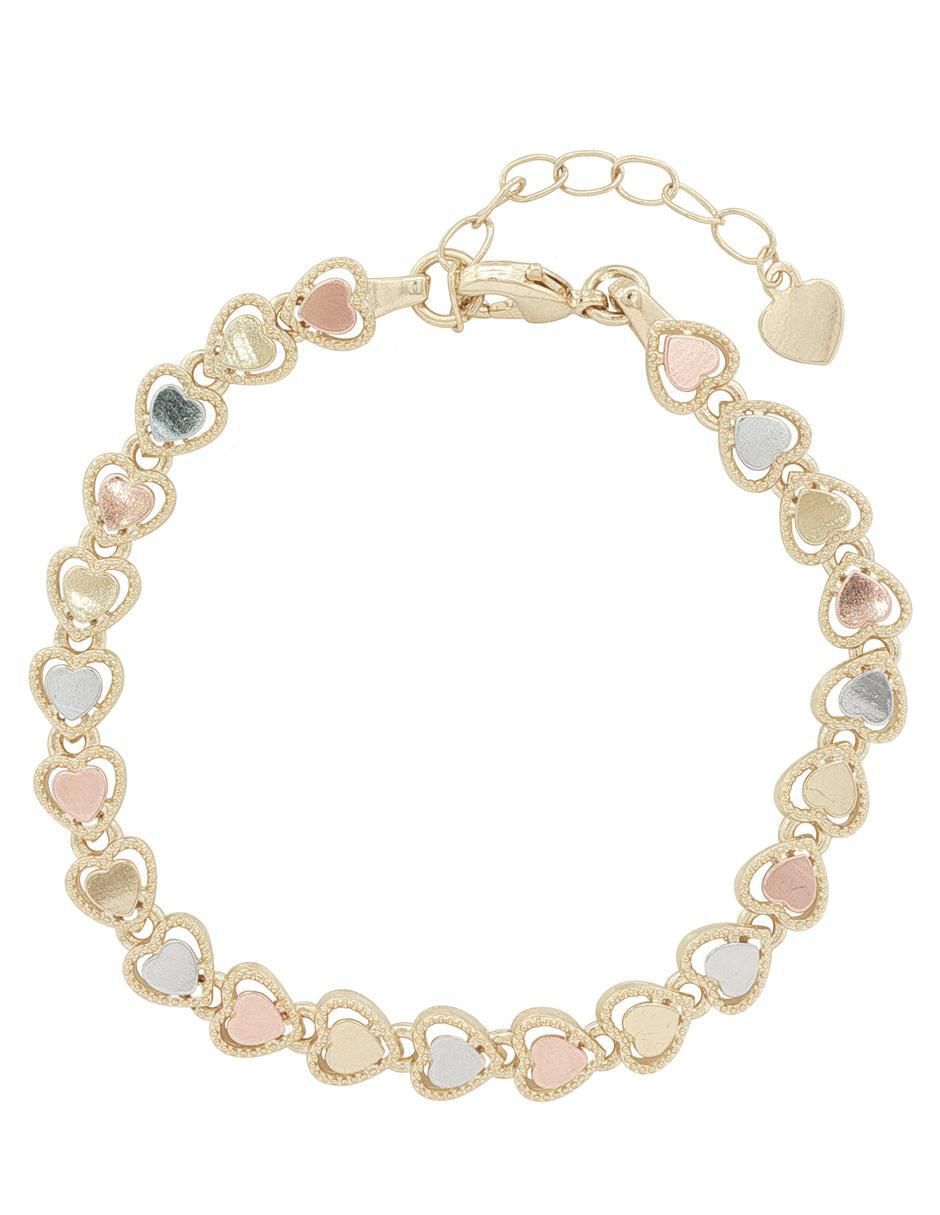 Pulsera con acabado chapa de oro 18 K