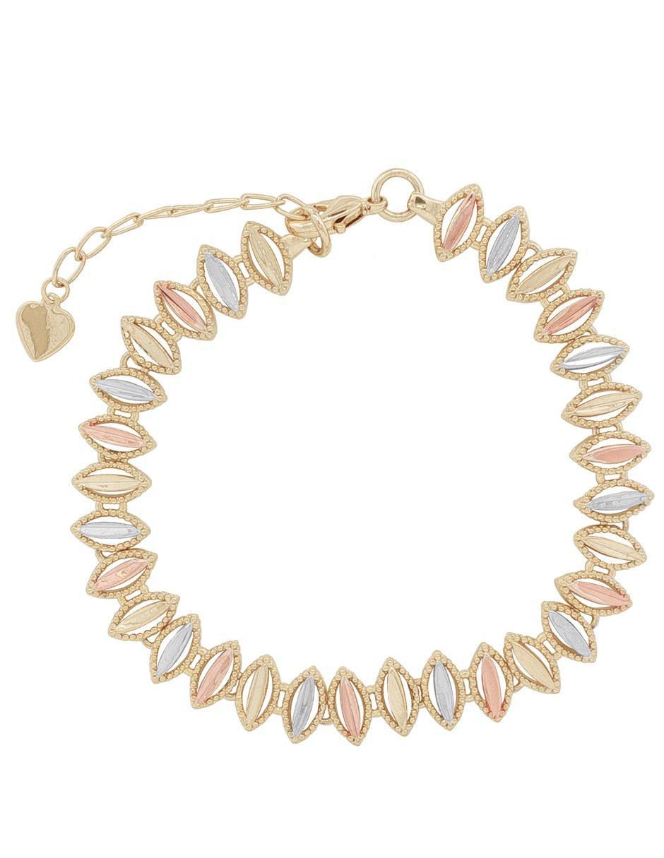Pulsera con acabado chapa de oro 18 K