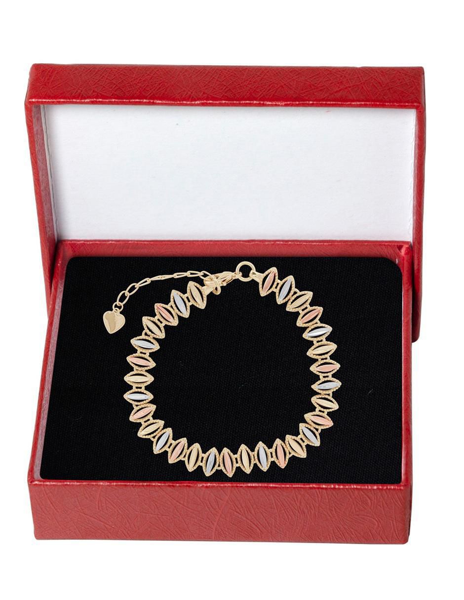 Pulsera con acabado chapa de oro 18 K 4