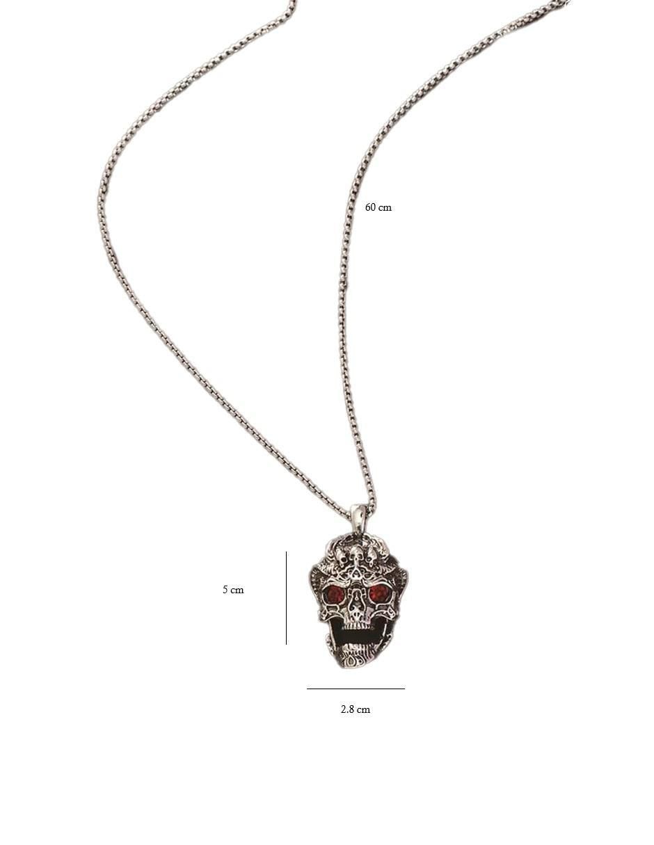 Collar con dije de calavera 2
