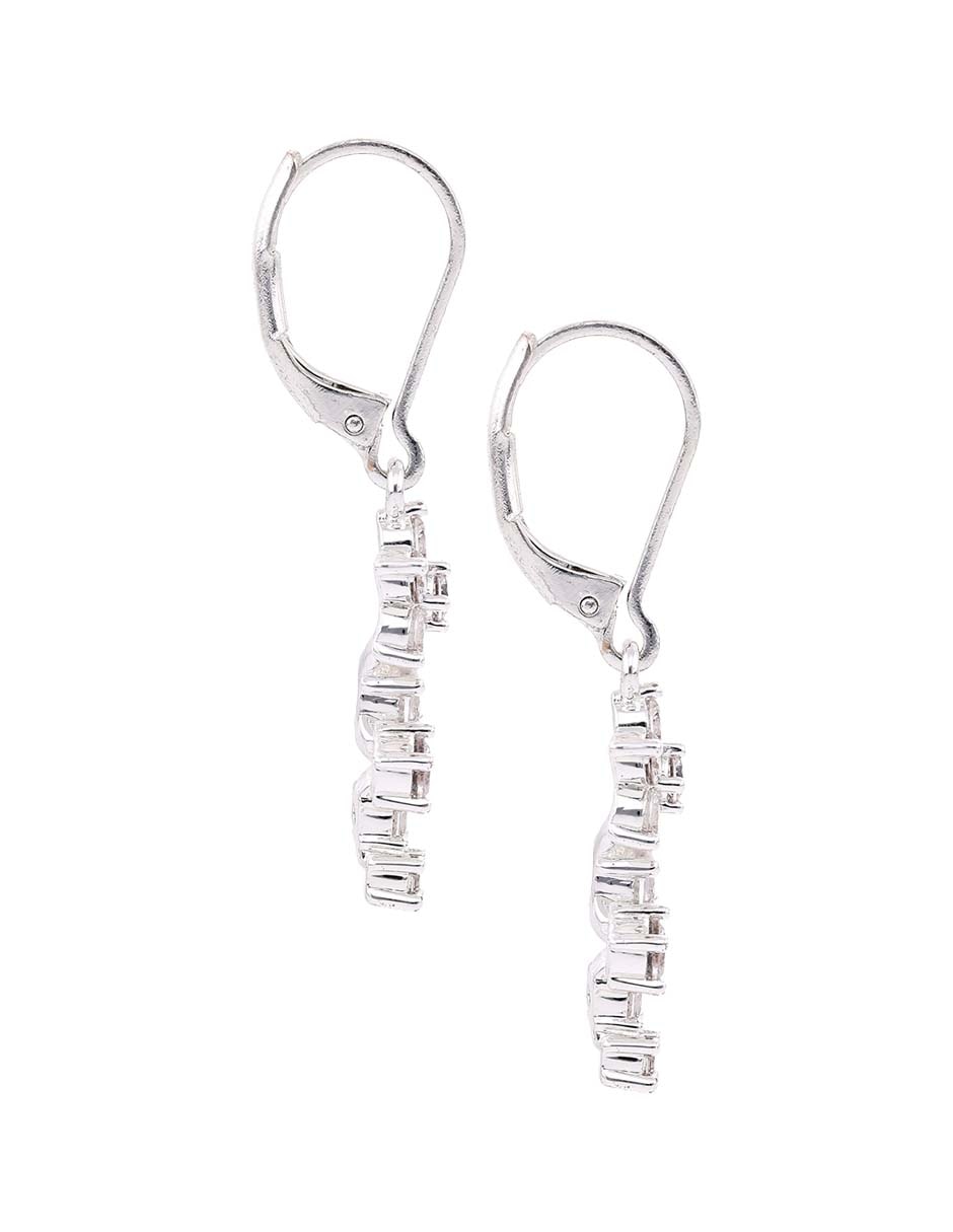 Aretes largos Social cz ears m1 con acabado brillante 3