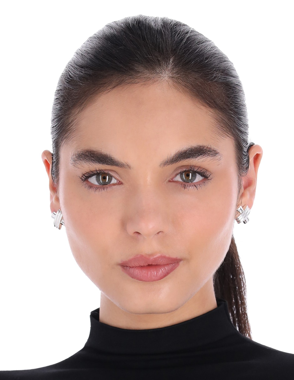 Broqueles Basic Metal Ears M3 con acabado brillante 3