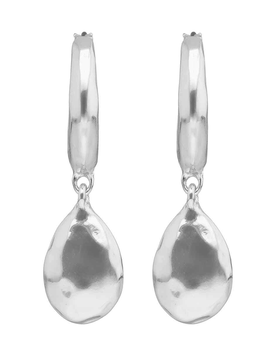 Aretes largos Basic Metal Ears M3 acabado brillante