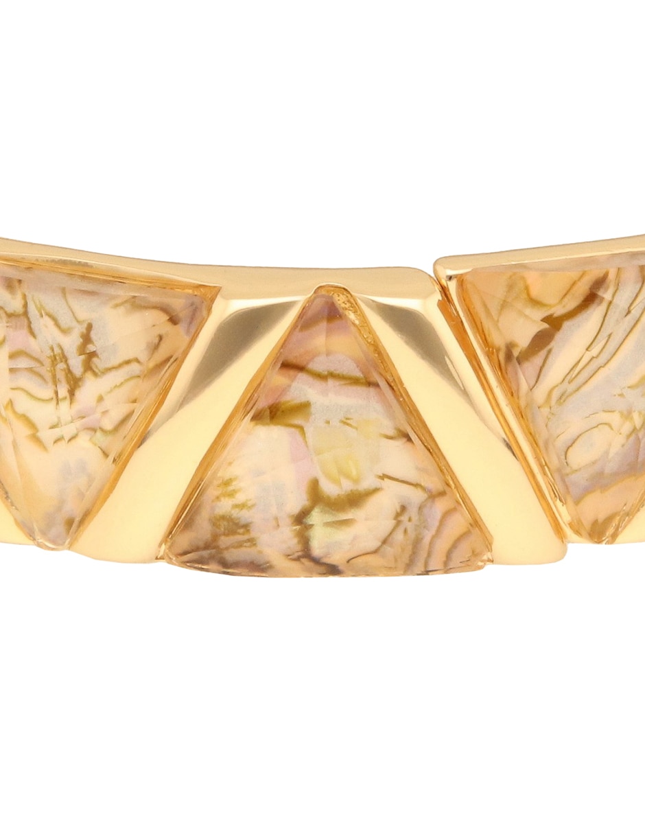 Pulsera Golden Gems con acabado brillante 3