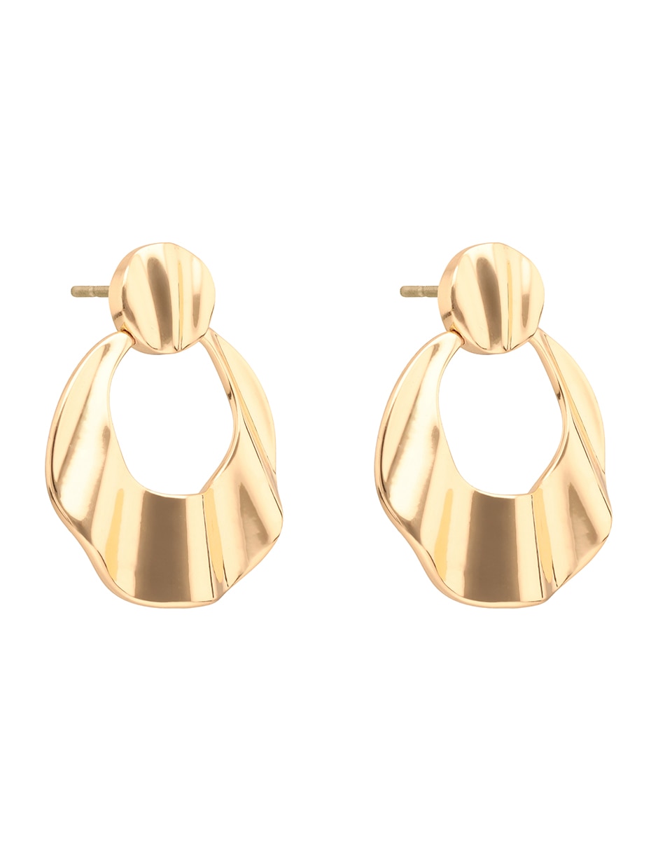 Aretes largos Ears M3 con acabado brillante 2