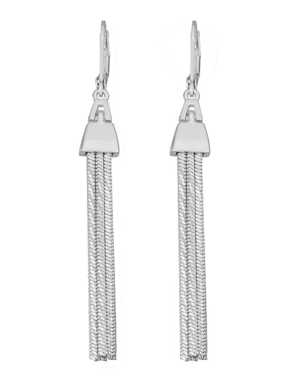 Aretes largos Basic Metal Ears M3 con acabado brillante Aretes largos Basic Metal Ears M3 con acabado brillante