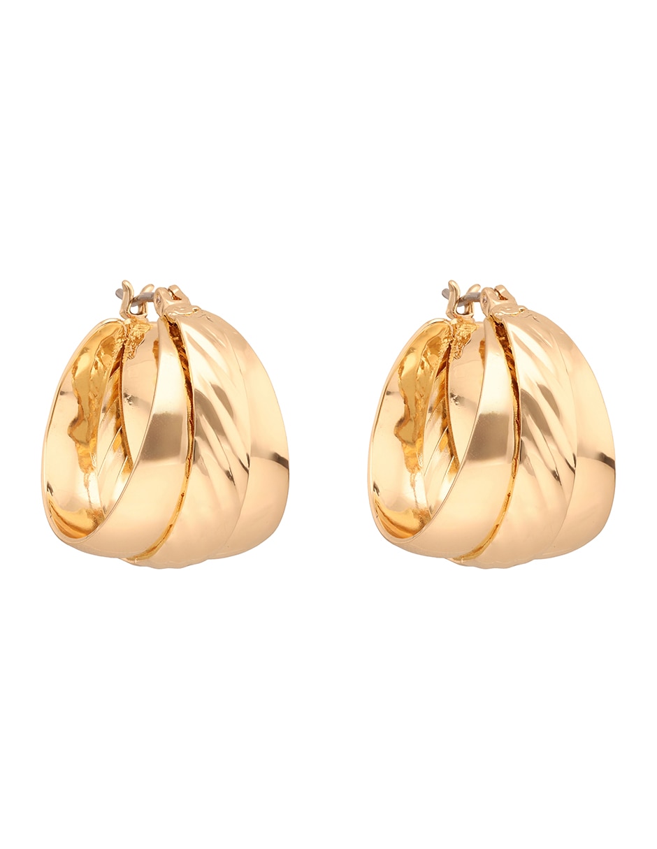 Arracadas basic metal ears m2 con acabado brillante 2