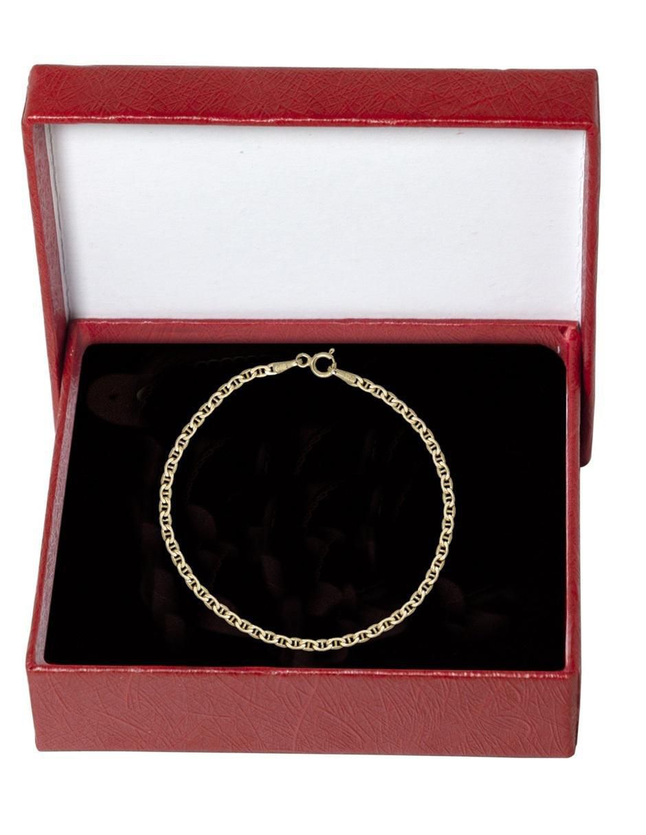 Pulsera de oro 10 k con acabado pulido 5