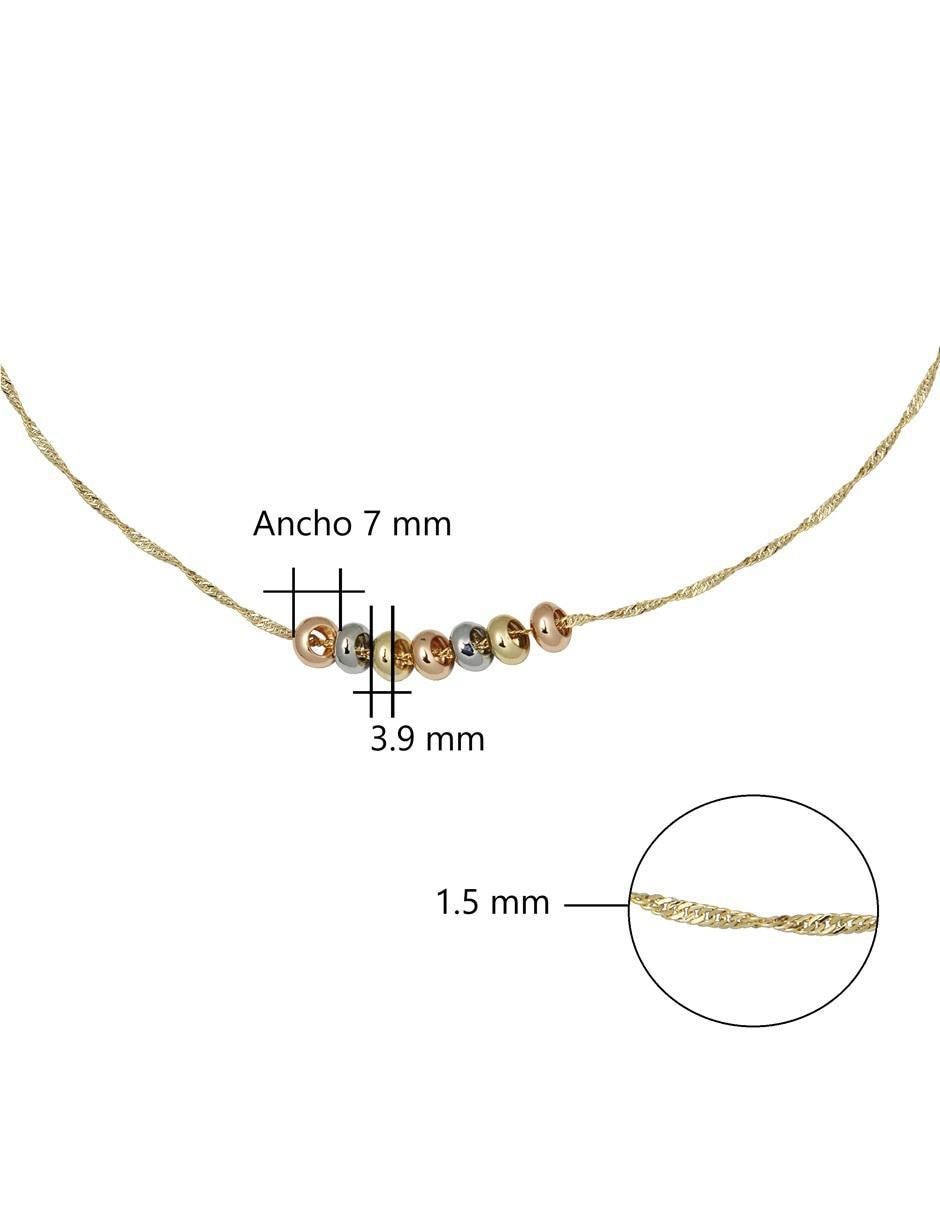 Gargantilla de aro 18 K 5