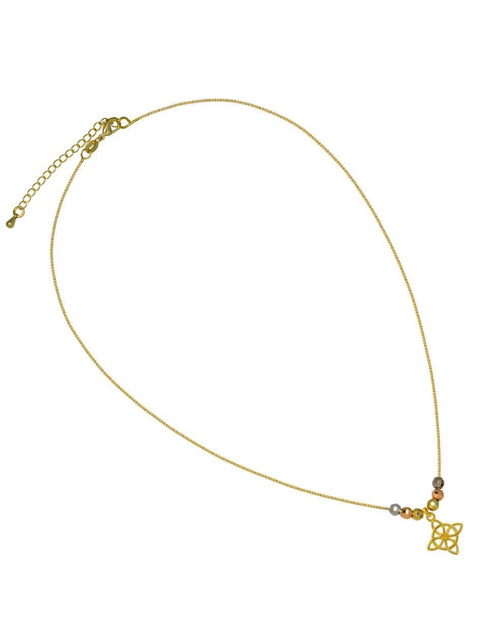 Gargantilla de nudo de bruja 18 K 2