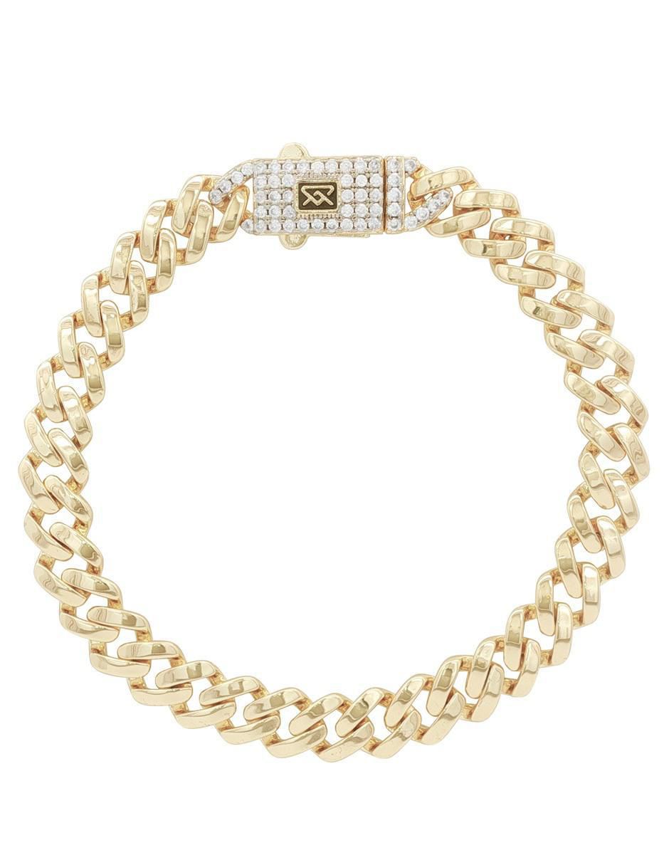 Pulsera con acabado chapa de oro 18 k