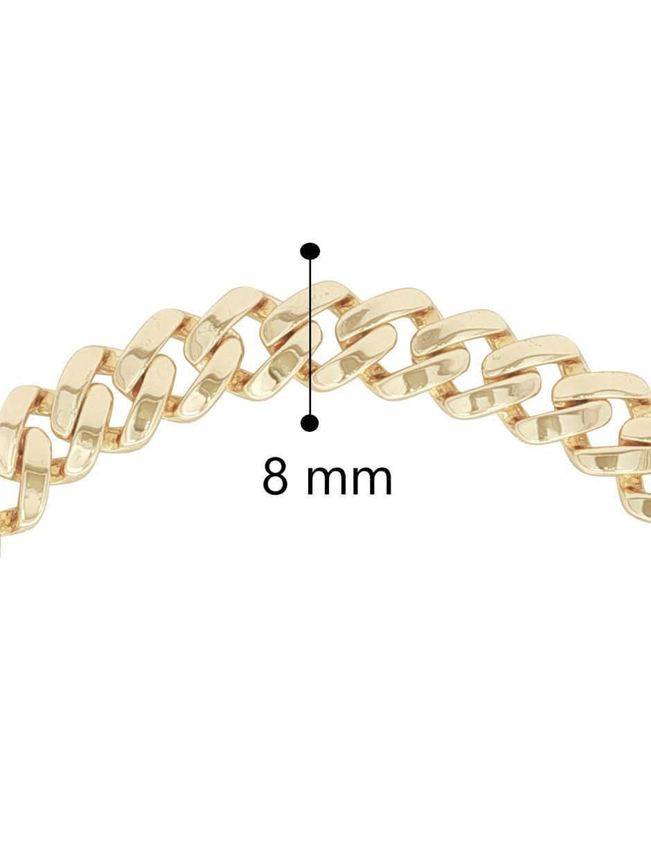 Pulsera con acabado chapa de oro 18 k 5