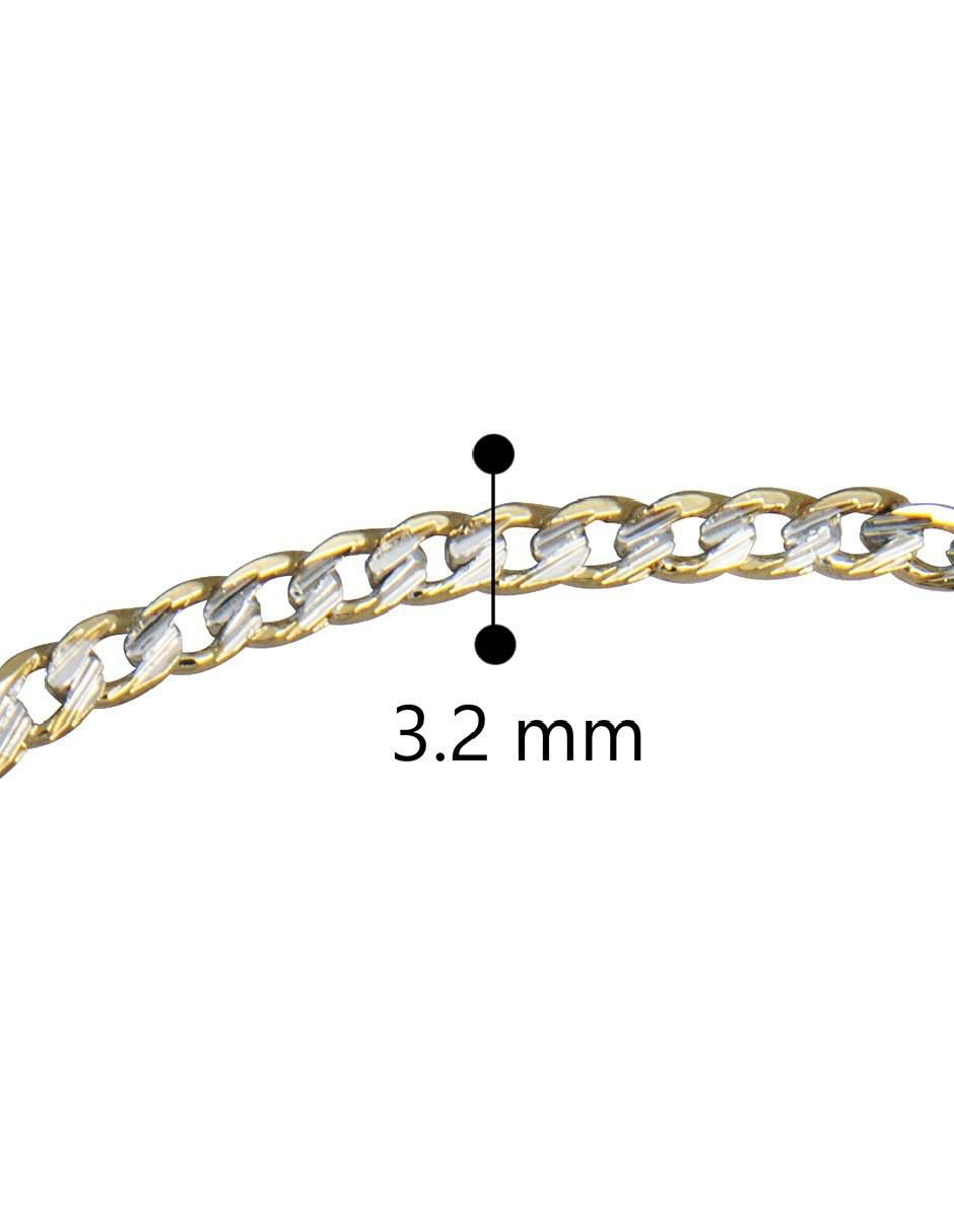 Pulsera con acabado chapa de oro 18 k 5