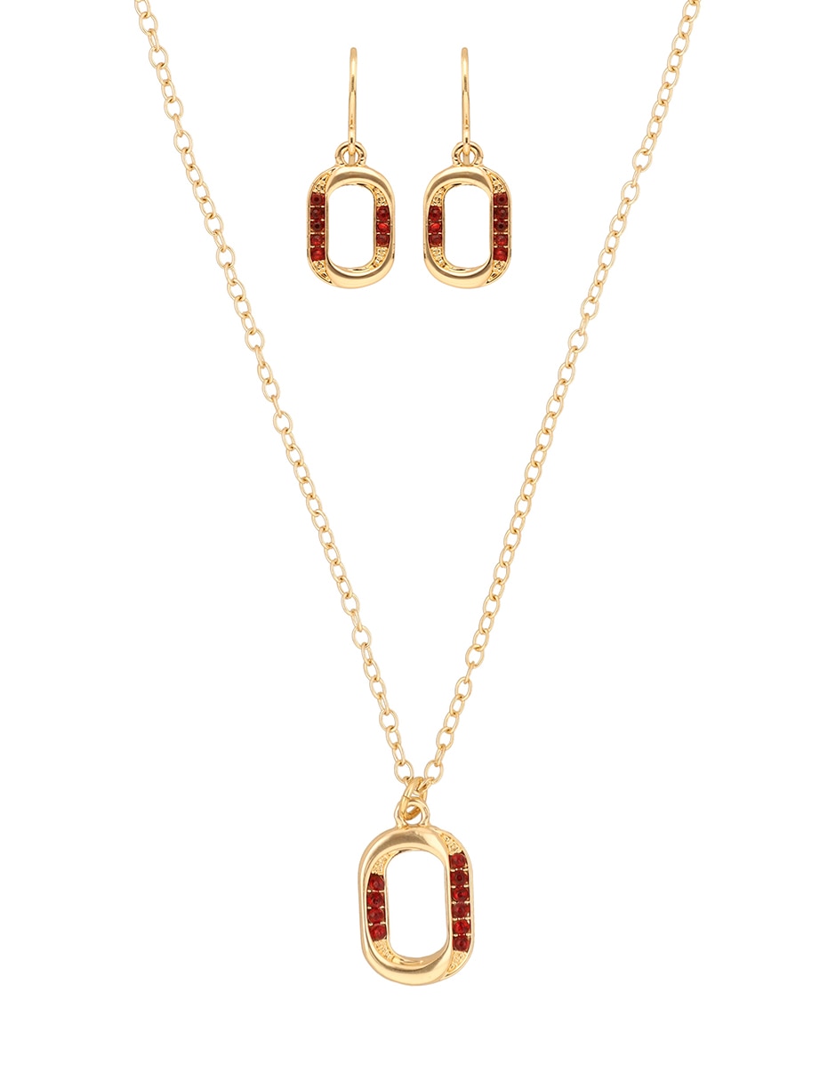 Aretes y collar ovalada May Mkt 25 box 3