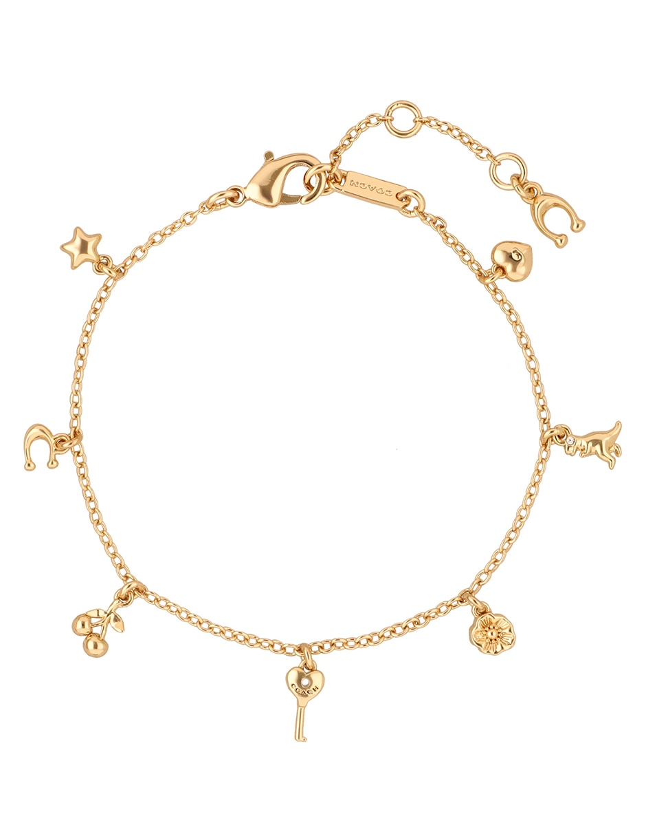 Pulsera 12.1 Charming Charms con acabado brillante