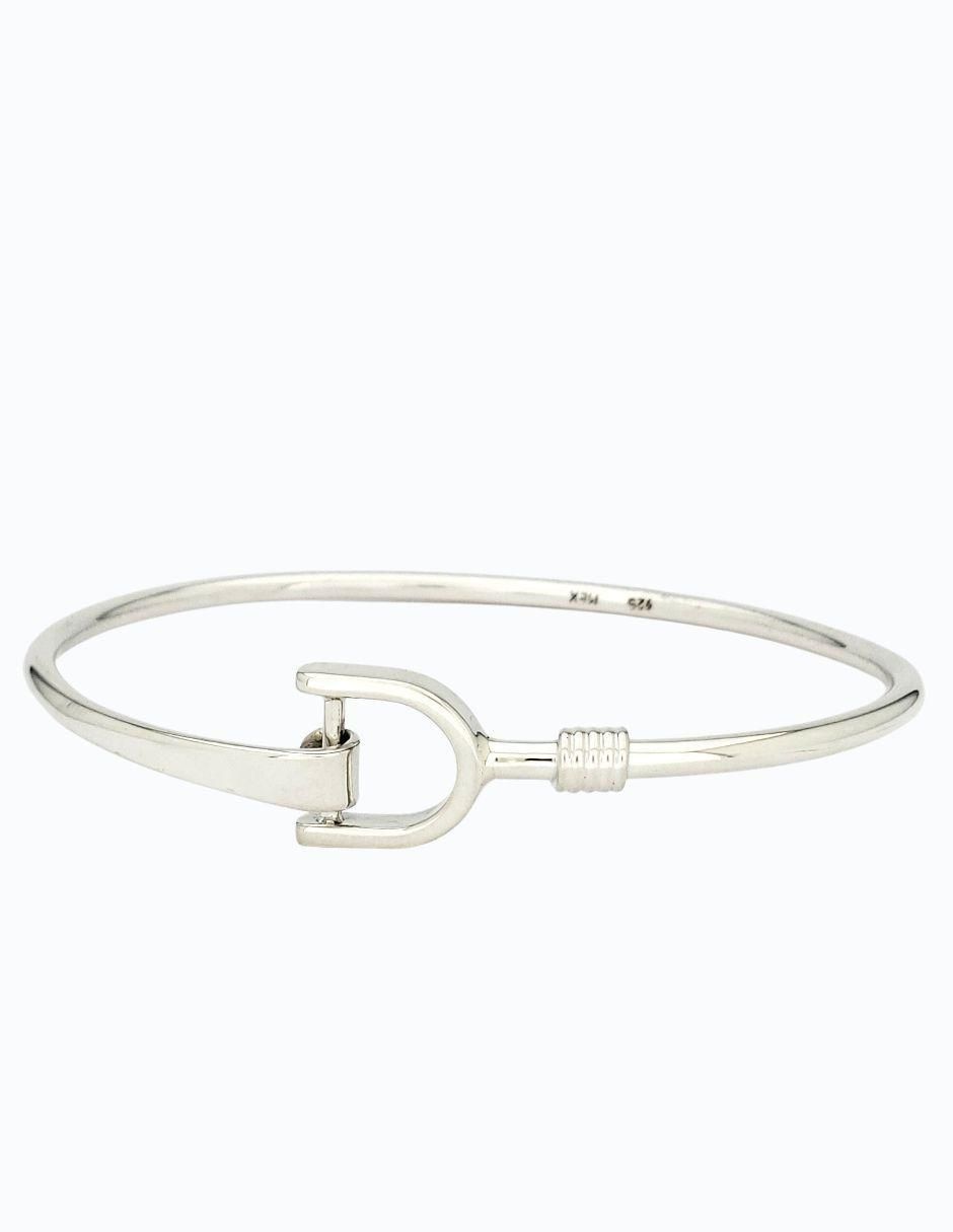Brazalete de plata P 925 con acabado brillante
