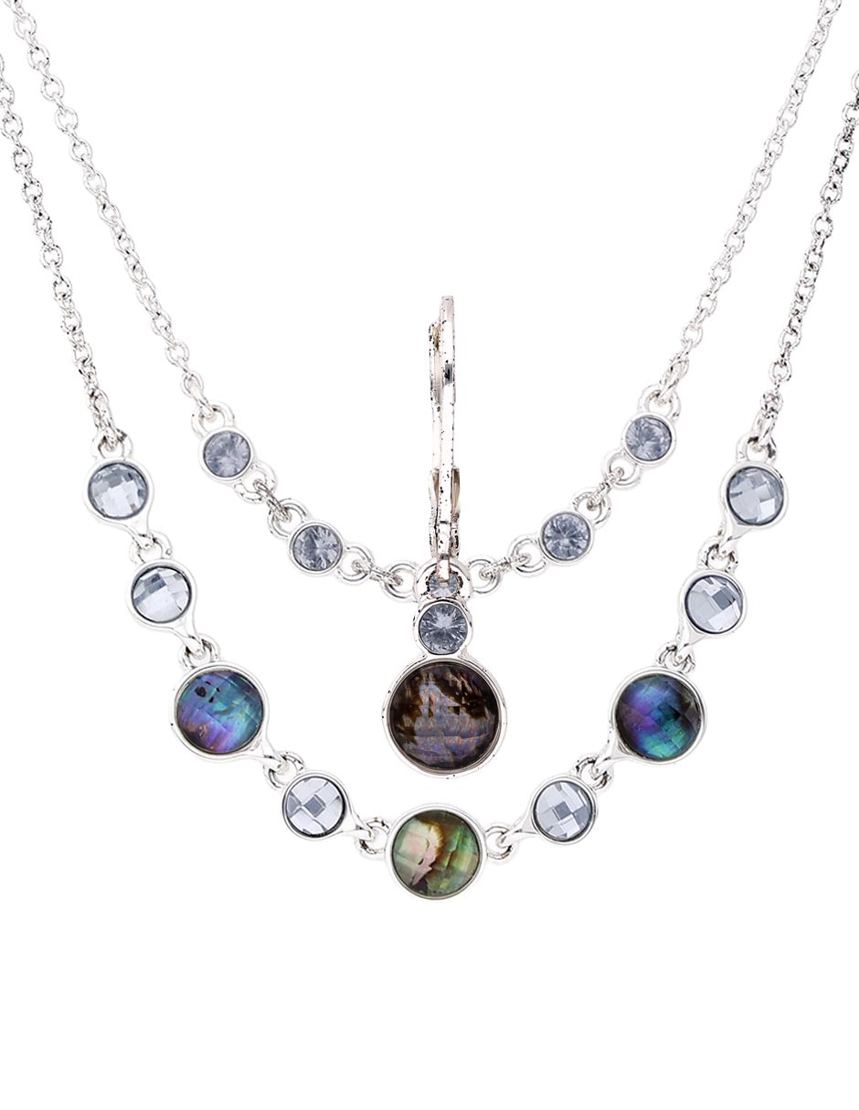 Aretes y collar redondos Enchanted Box Sets