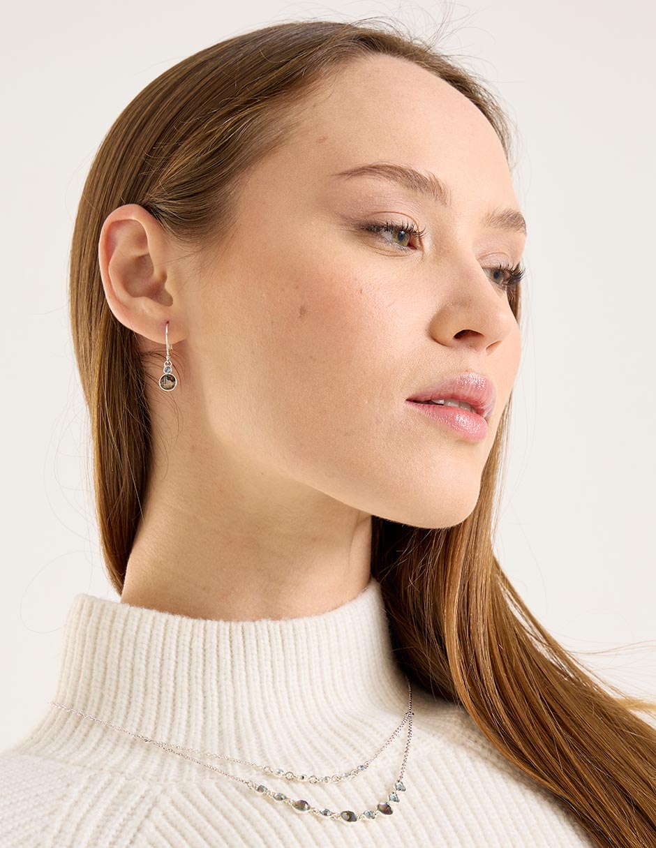 Aretes y collar redondos Enchanted Box Sets 7