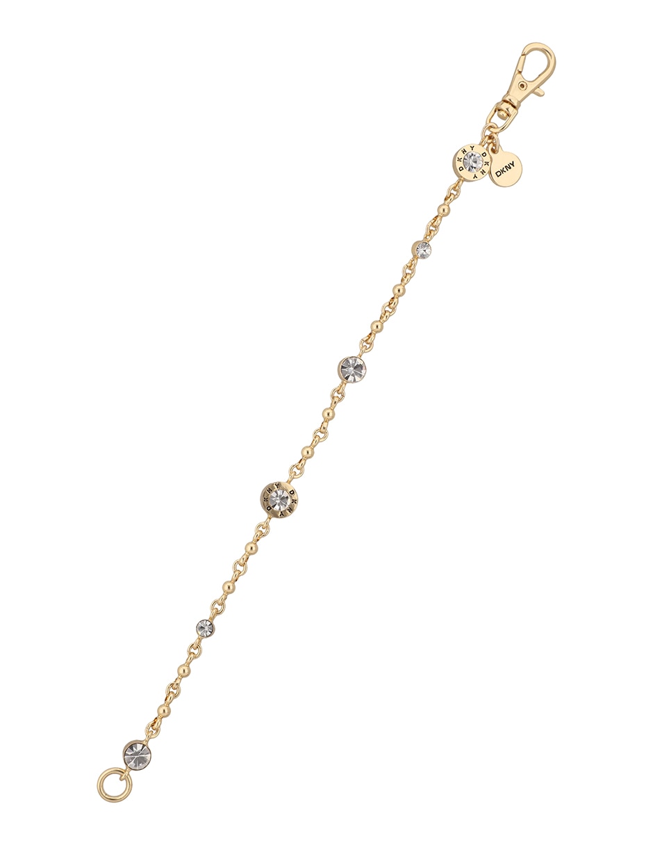 Pulsera Rivet logo con acabado pavé 2