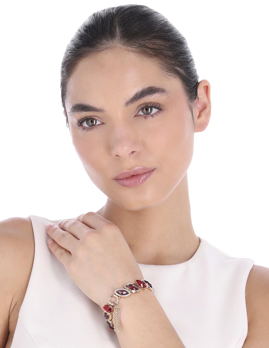 Pulsera Fashionably Festive con acabado pavé 4