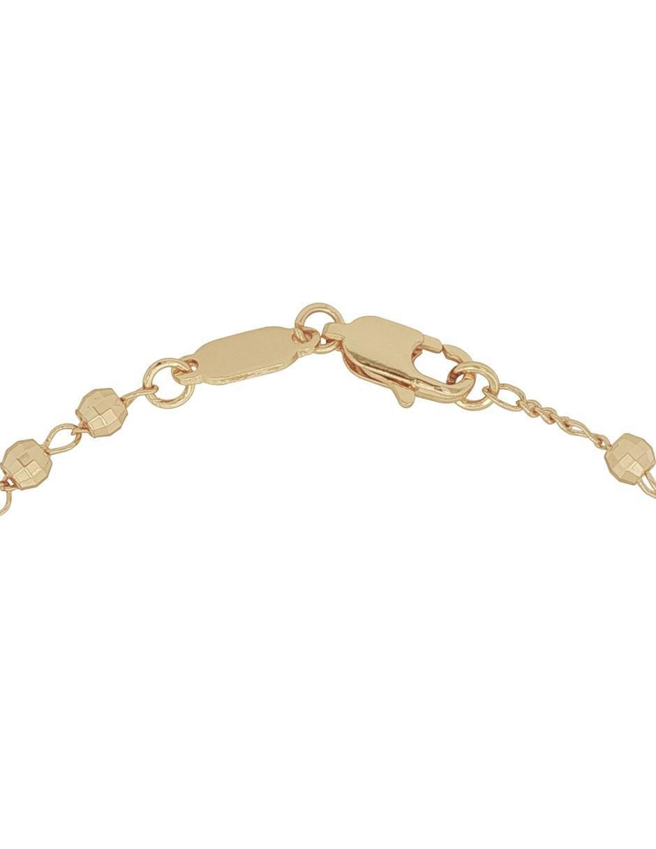 Pulsera con acabado chapa de oro de 18 K 2