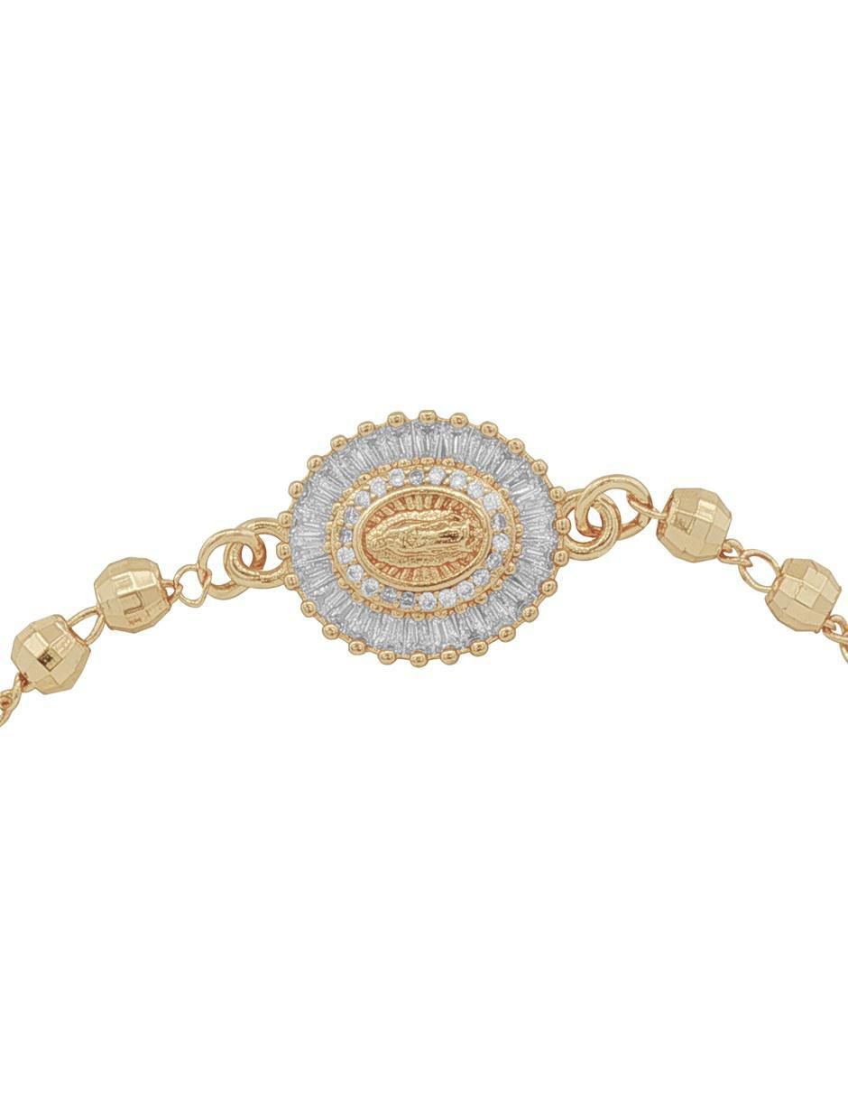 Pulsera con acabado chapa de oro de 18 K 3