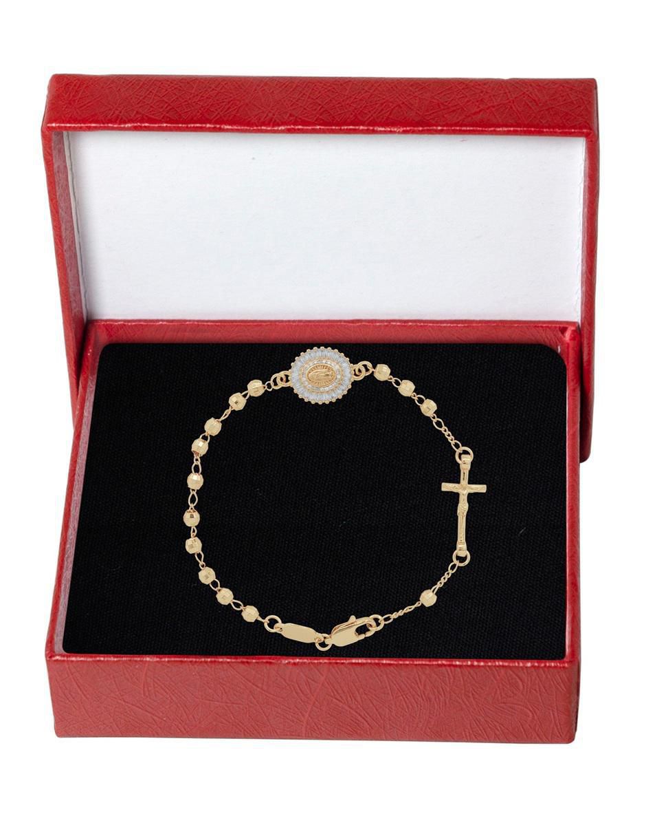 Pulsera con acabado chapa de oro de 18 K 4