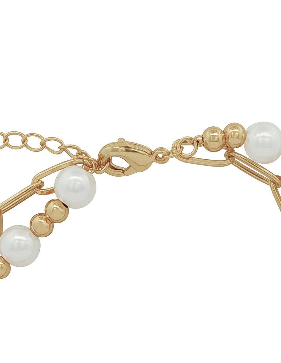 Pulsera 18 K con acabado chapa de oro 3