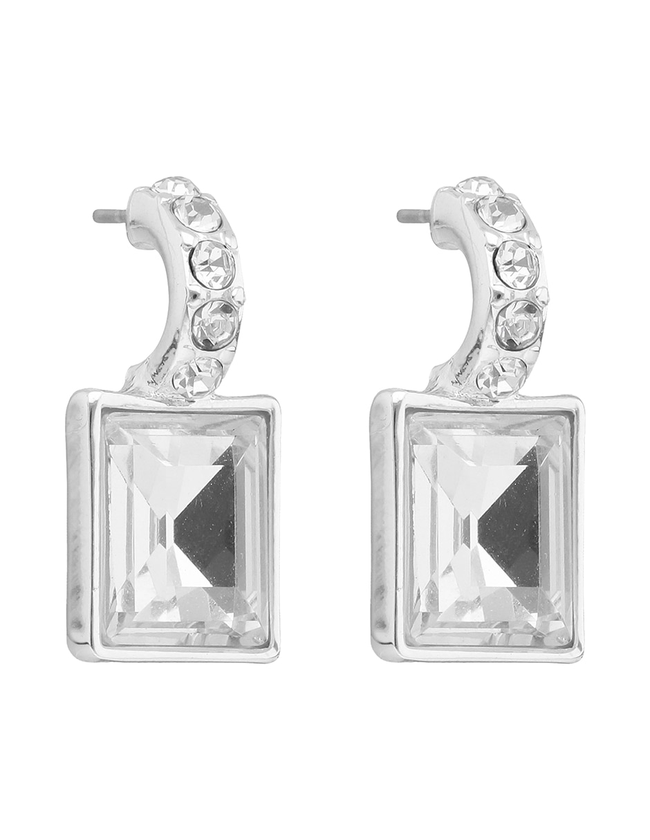Aretes de rectángulo con acabado brillante 2