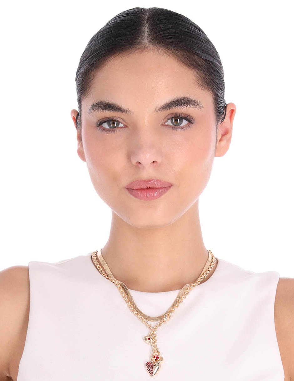 Collar de corazón Heart Trend 22 k 2
