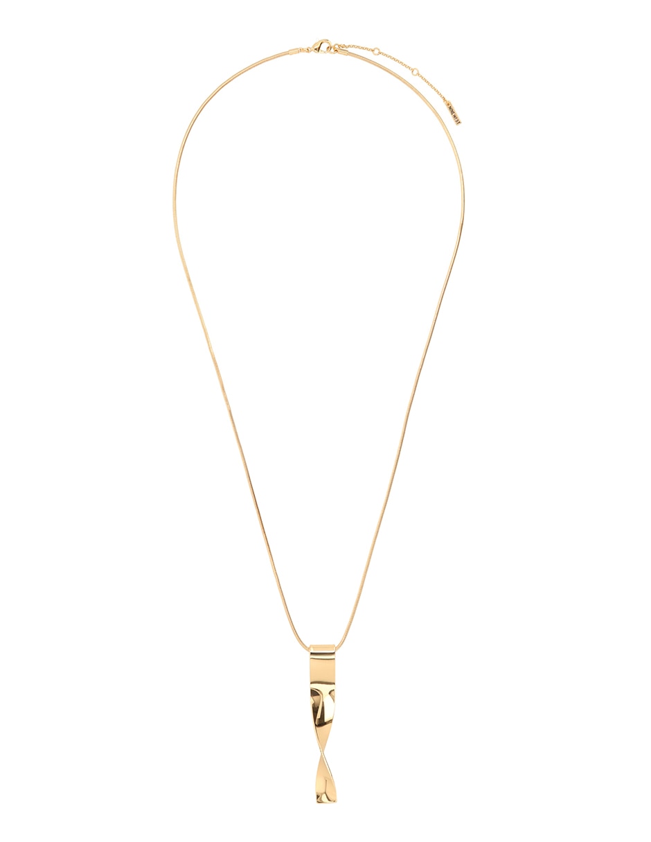Collar con dije Golden Ribbon 2