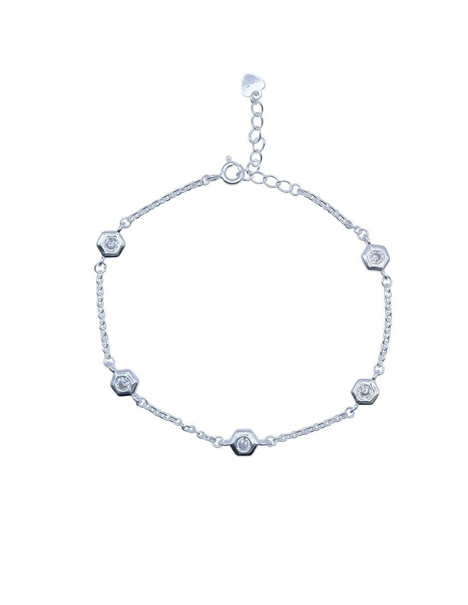 Pulsera de plata P 925 con acabado pulido 4